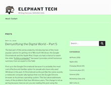 Tablet Screenshot of elephanttech.com